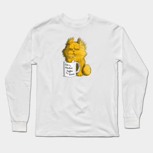 Cat mother Coffee lover Long Sleeve T-Shirt